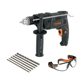 Combo rotomartillo 1/2' 700W, 6 brocas y lentes, INDUSTRIAL