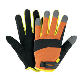 Guantes para mecanico, alta visibilidad, TRUPER