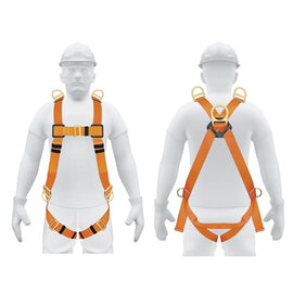 Arnes de cuerpo completo con 5 anillos, ANSI, Truper