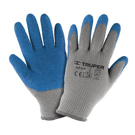 Guantes de poliester recubiertos de latex, M, TRUPER