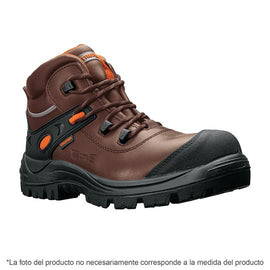 Bota de seguridad cafe, #27 dielectrica antifatiga, Truper