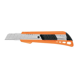 Cutter 18 mm reforzado de plastico con alma metalica, Truper