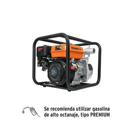 Motobomba autocebante 2' x 2' a gasolina 7 HP, TRUPER