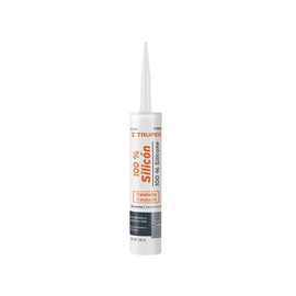 Sellador transparente 100% silicon de 280 ml, Truper