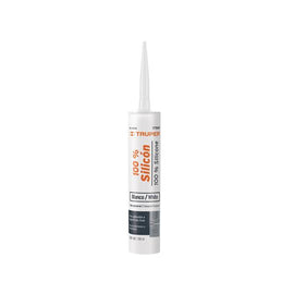 Sellador blanco 100% silicon de 280 ml, Truper
