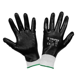 Guantes de poliester recubiertos de nitrilo, G, TRUPER