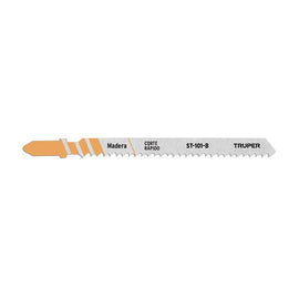 Blister con 5 seguetas 10 DPP zanco 'T' corte recto madera