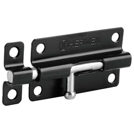 Pasador de barril 4' de acero acabado negro, Hermex