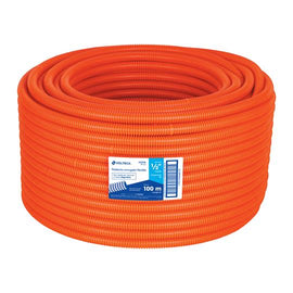 Metro de poliducto 1/2' corrugado flex. s/guia, rollo 100 m