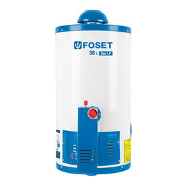 Calentador de deposito, 38L, 1 servicio, gas LP, Foset