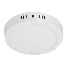 Luminario LED tipo plafon 12 W, redondo, luz de dia, blanco