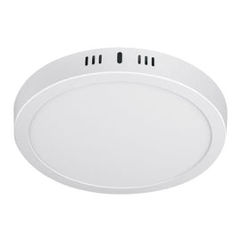 Luminario LED tipo plafon 18 W, redondo, luz de dia, blanco