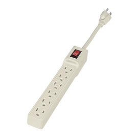 Multicontacto 16 AWG domestico 6 entradas, Volteck