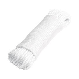 Piola de poliester diamante de 4mmx15m blanca, madeja, FIERO