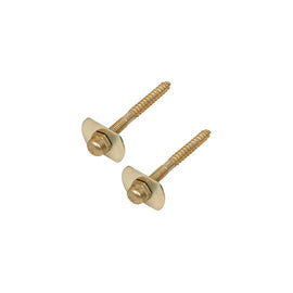 Bolsa con 2 pijas 1/4' x 66 mm para base de WC a piso, Foset