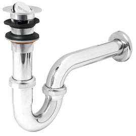 Cespol 1-1/4', contra tipo moneda, laton cromo, para lavabo