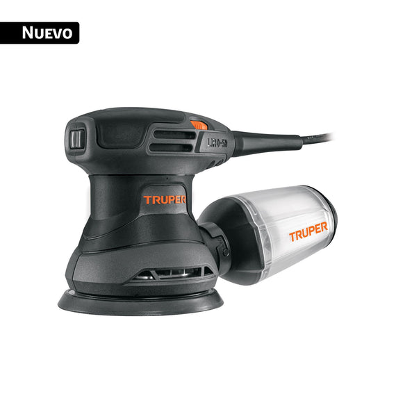 Lijadora roto orbital 5', 260W, TRUPER INDUSTRIAL LIRO-5N2